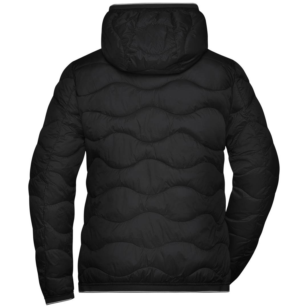 James & Nicholson Steppjacke mit Wattierung Damen JN1155 Gr. 2XL schwarz