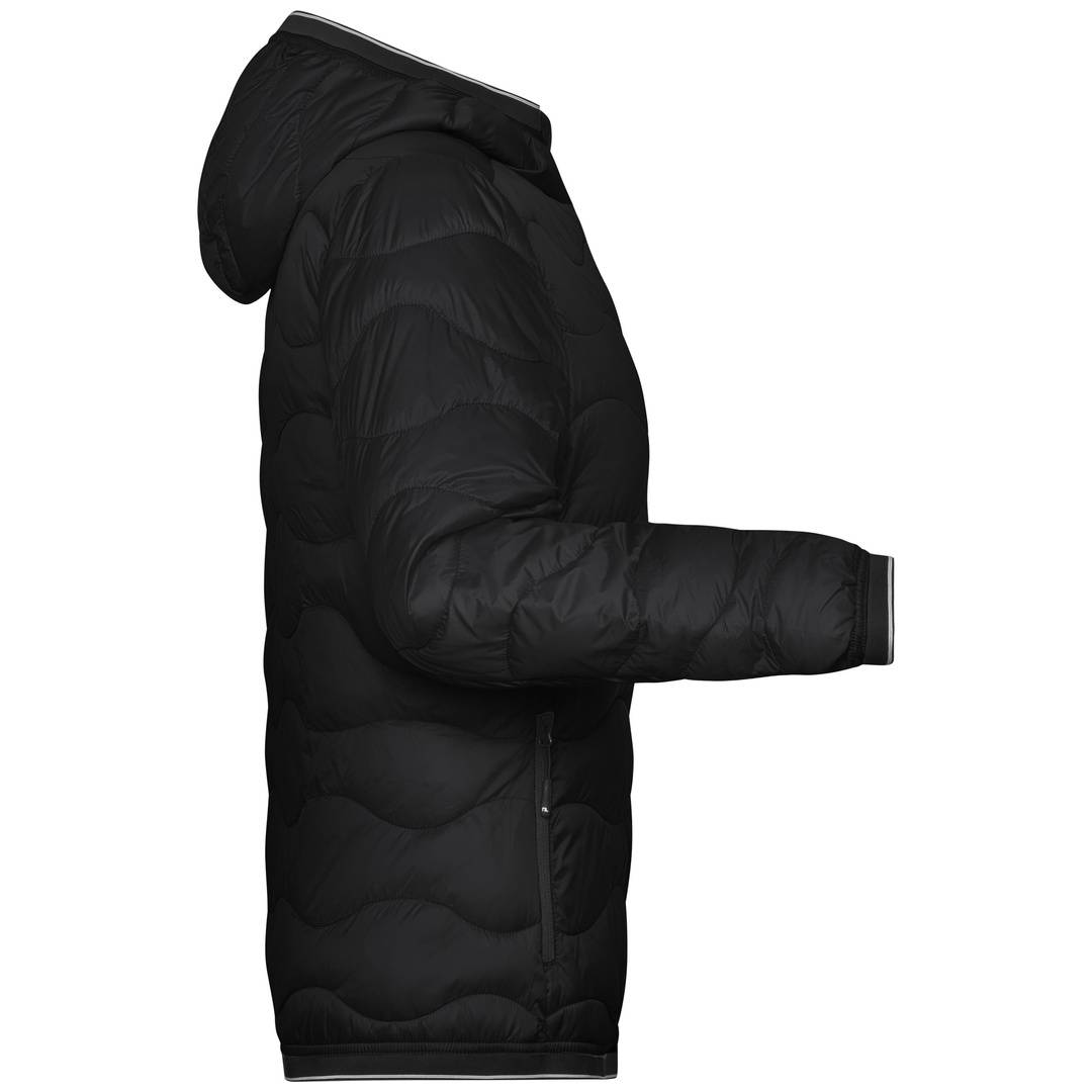 James & Nicholson Steppjacke mit Wattierung Damen JN1155 Gr. 2XL schwarz