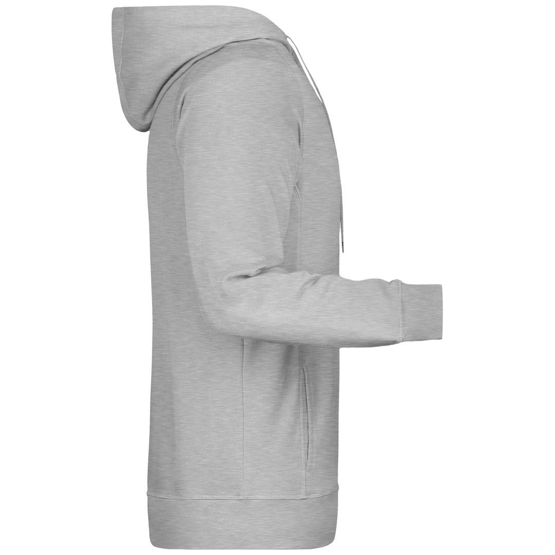 James & Nicholson Kapuzensweat JN8024 Gr. M grey-heather