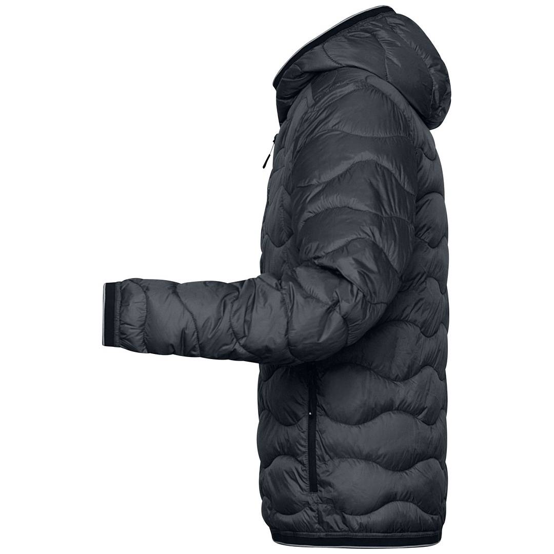 James & Nicholson Steppjacke mit Wattierung Herren JN1156 Gr. XL graphite/camouflage