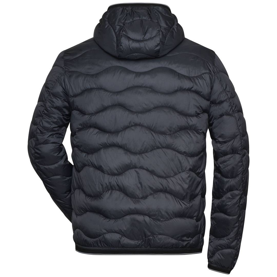 James & Nicholson Steppjacke mit Wattierung Herren JN1156 Gr. XL graphite/camouflage