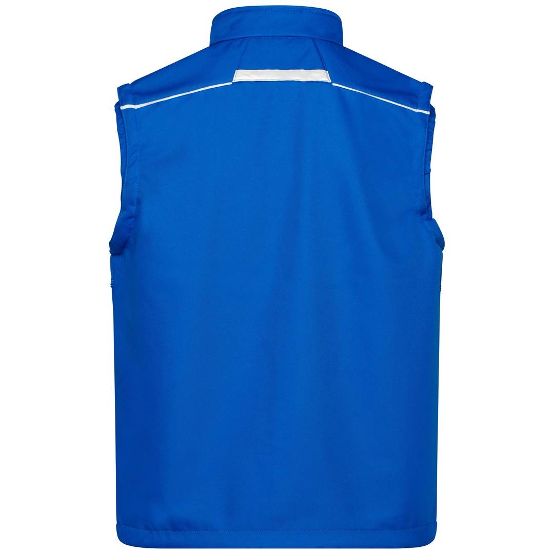 James &amp; Nicholson Softshellweste Wind- und wasserabweisend JN852 Gr. 5XL royal/white