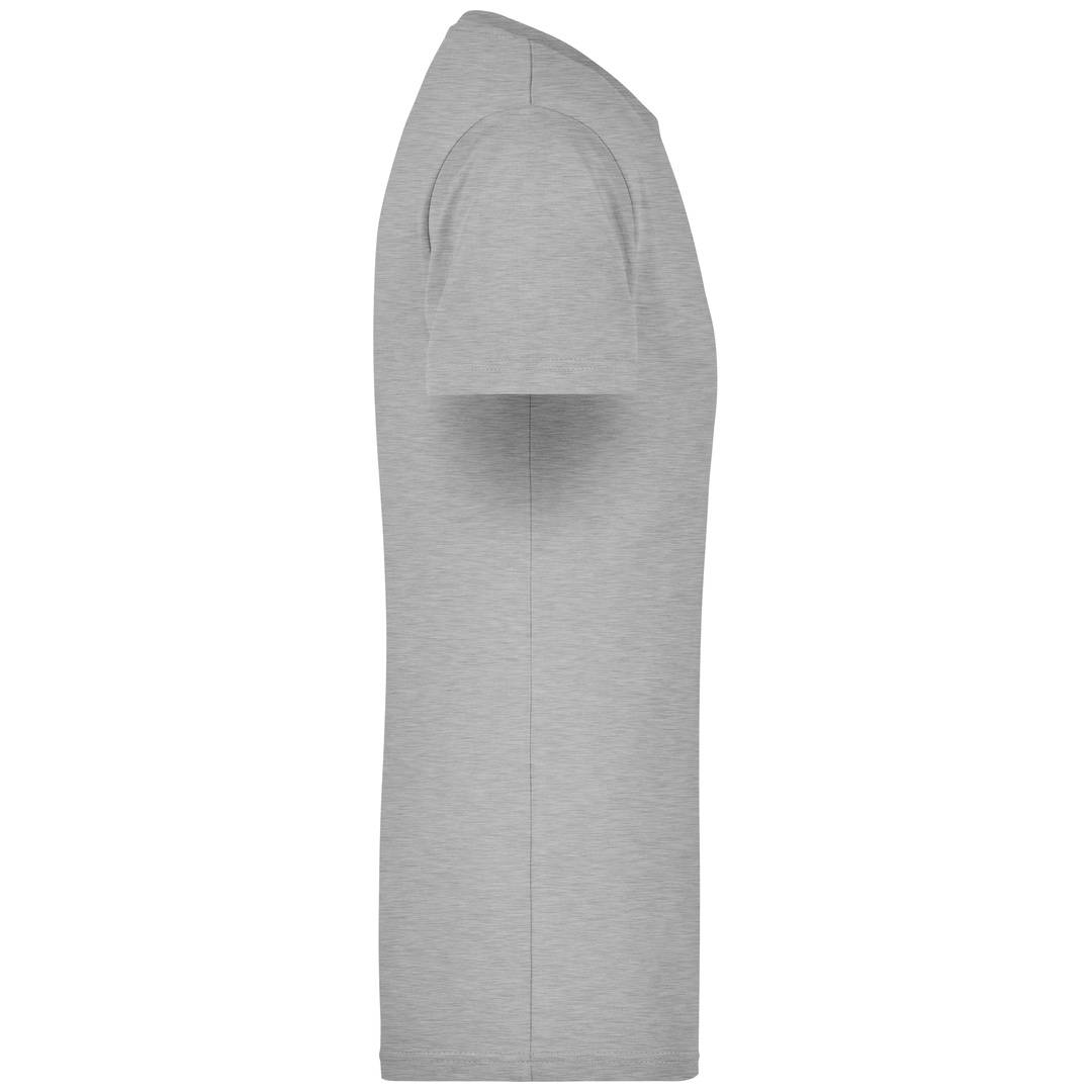 James & Nicholson Figurbetontes Rundhals-T-Shirt Herren Slim Fit JN911 Gr. XL grey-heather