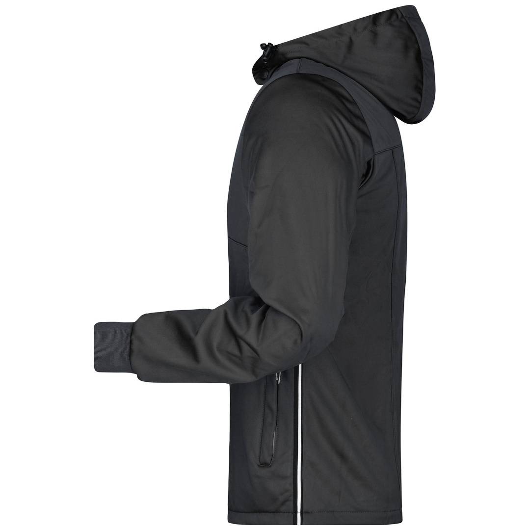 James & Nicholson Mens Maritime Jacket JN1078 Gr. M black/black/white
