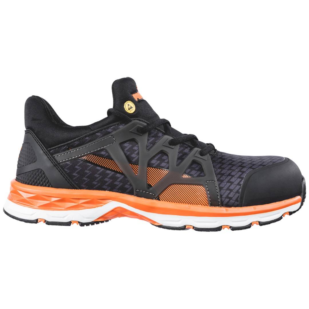 Puma 633870 Sicherheitsschuh RUSH 2.0 MID S1P ESD HRO SRC schwarz/orange,45