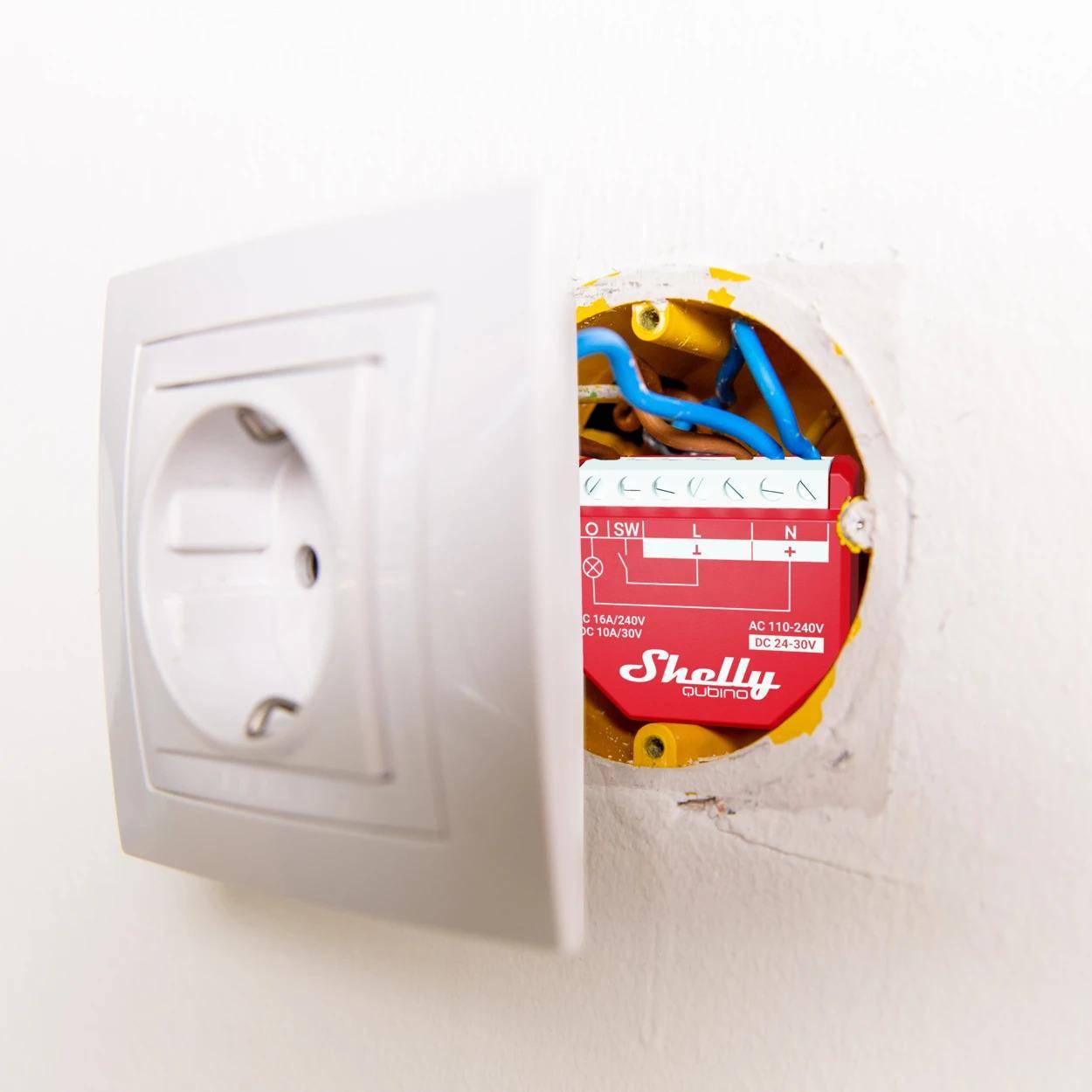 Home Shelly Relais "Wave 1PM" max. 16A 1 Kanal Unterputz Messfunktion