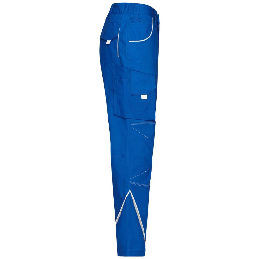 James & Nicholson Funktionelle Arbeitshose JN847 Gr. 25 royal/white