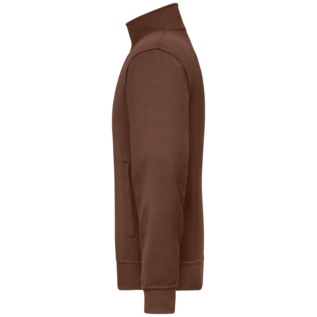 James & Nicholson Sweatjacke JN836 Gr. M brown