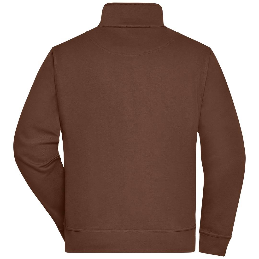 James & Nicholson Sweatjacke JN836 Gr. M brown