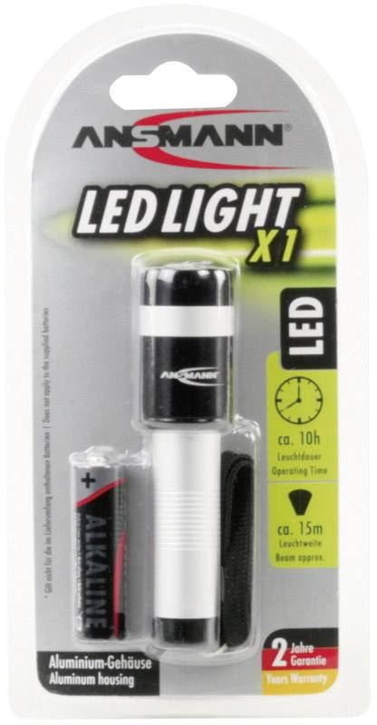 Ansmann X1 LED Mini-Taschenlampe batteriebetrieben 12 lm 10 h 55 g