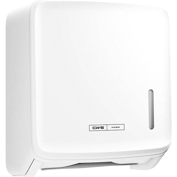 Faltpapierspender PureLine für 300 Tücher weiß. CWS Hygiene Deutschland GmbH & Co. KG 77024149