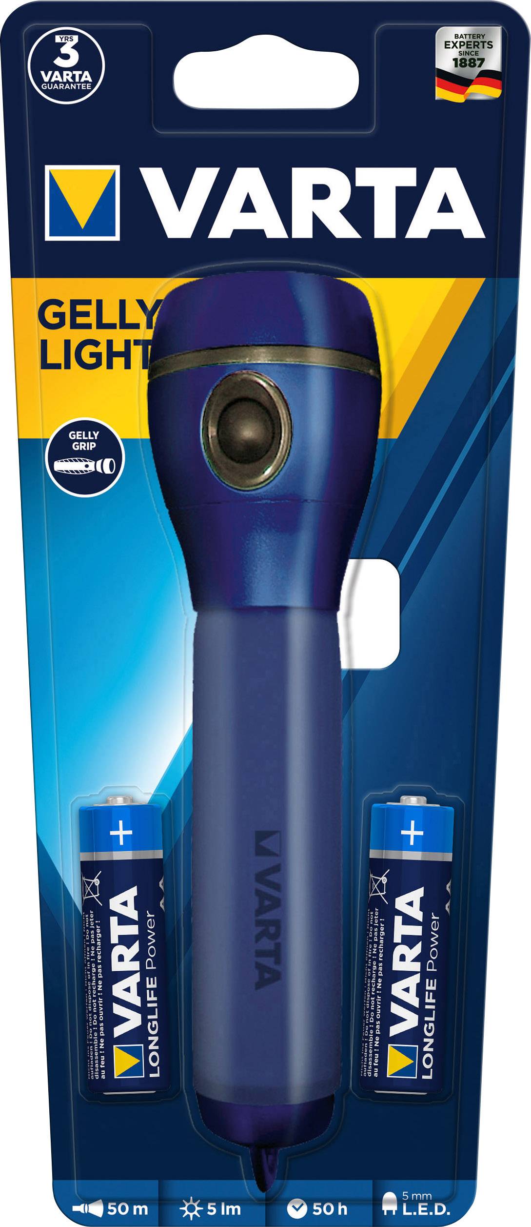 Varta Gelly Light LED Taschenlampe batteriebetrieben 5 lm 50 h 78 g