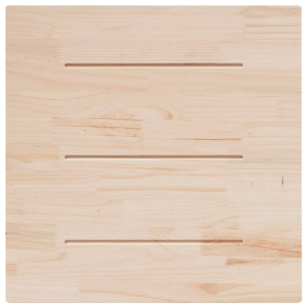 vidaXL Tischplatte 90x90x2,5 cm Massivholz Kiefer Quadratisch