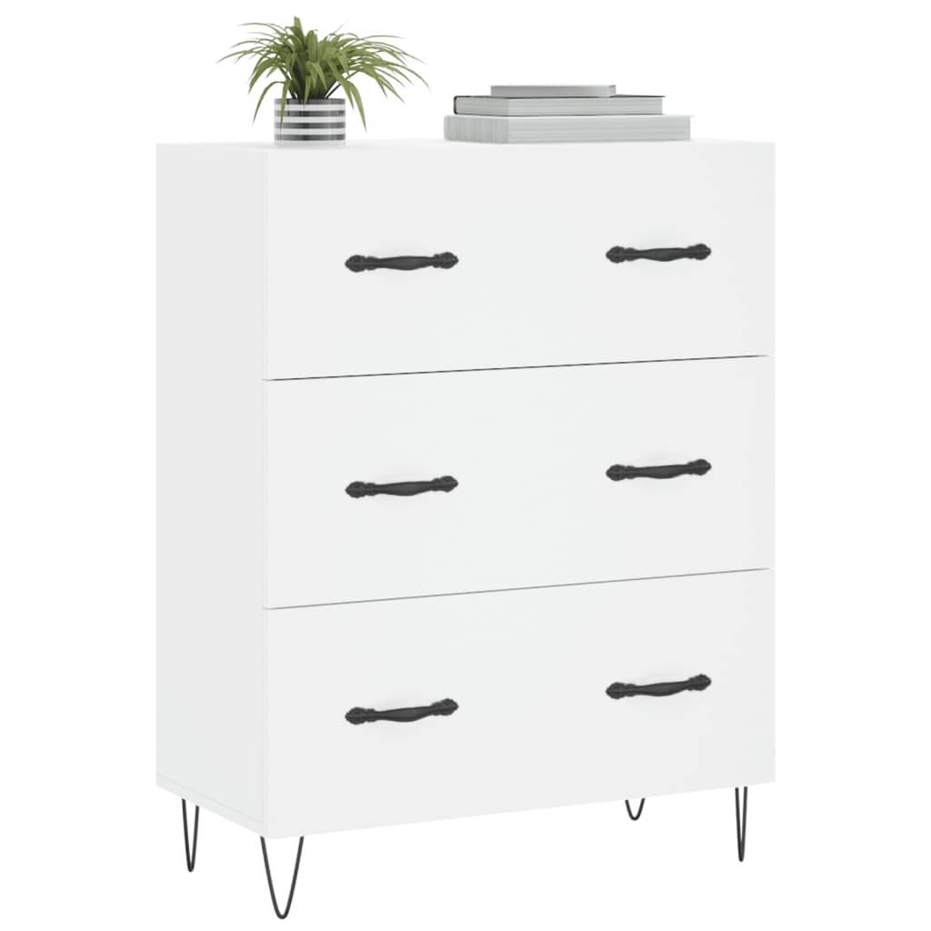 vidaXL Sideboard Weiß 69,5x34x90 cm Holzwerkstoff