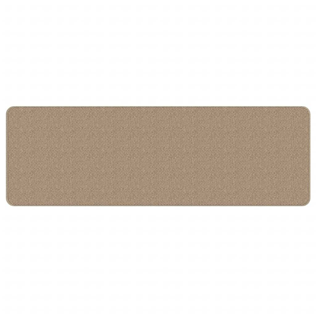 vidaXL Teppichläufer Sisal-Optik Sandfarben 50x150 cm