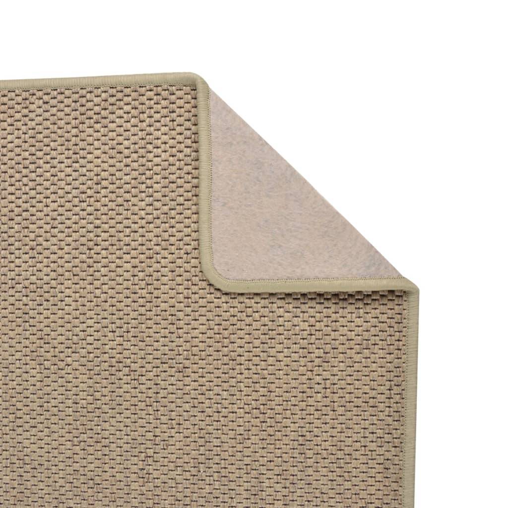 vidaXL Teppichläufer Sisal-Optik Sandfarben 50x150 cm