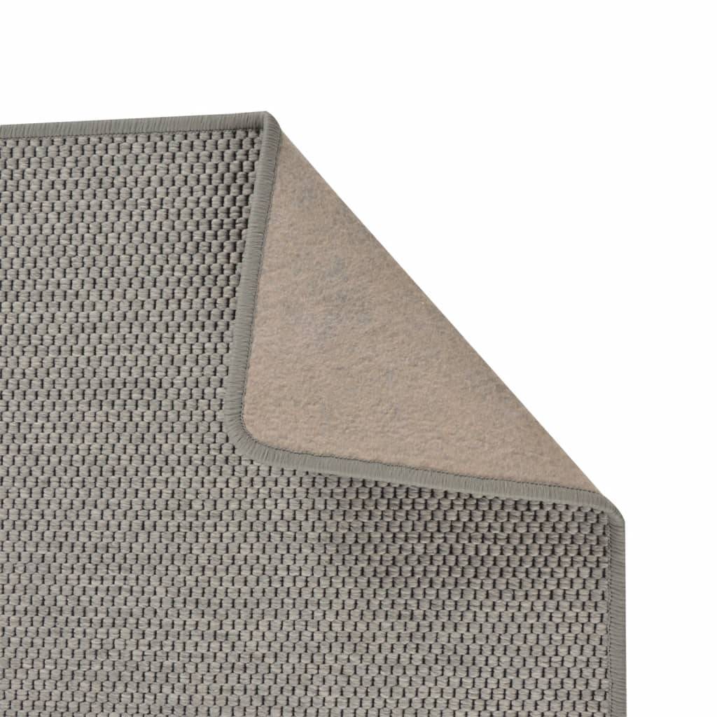 vidaXL Teppichläufer Sisal-Optik Silbern 50x100 cm