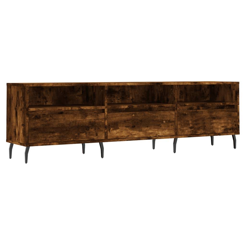 vidaXL TV-Schrank Räuchereiche 150x30x44,5 cm Holzwerkstoff