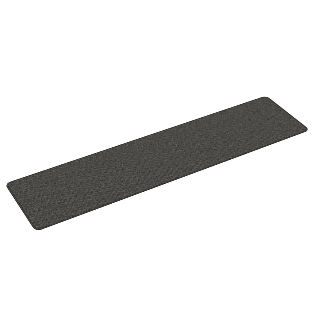 vidaXL Teppichläufer Sisal-Optik Anthrazit 50x200 cm