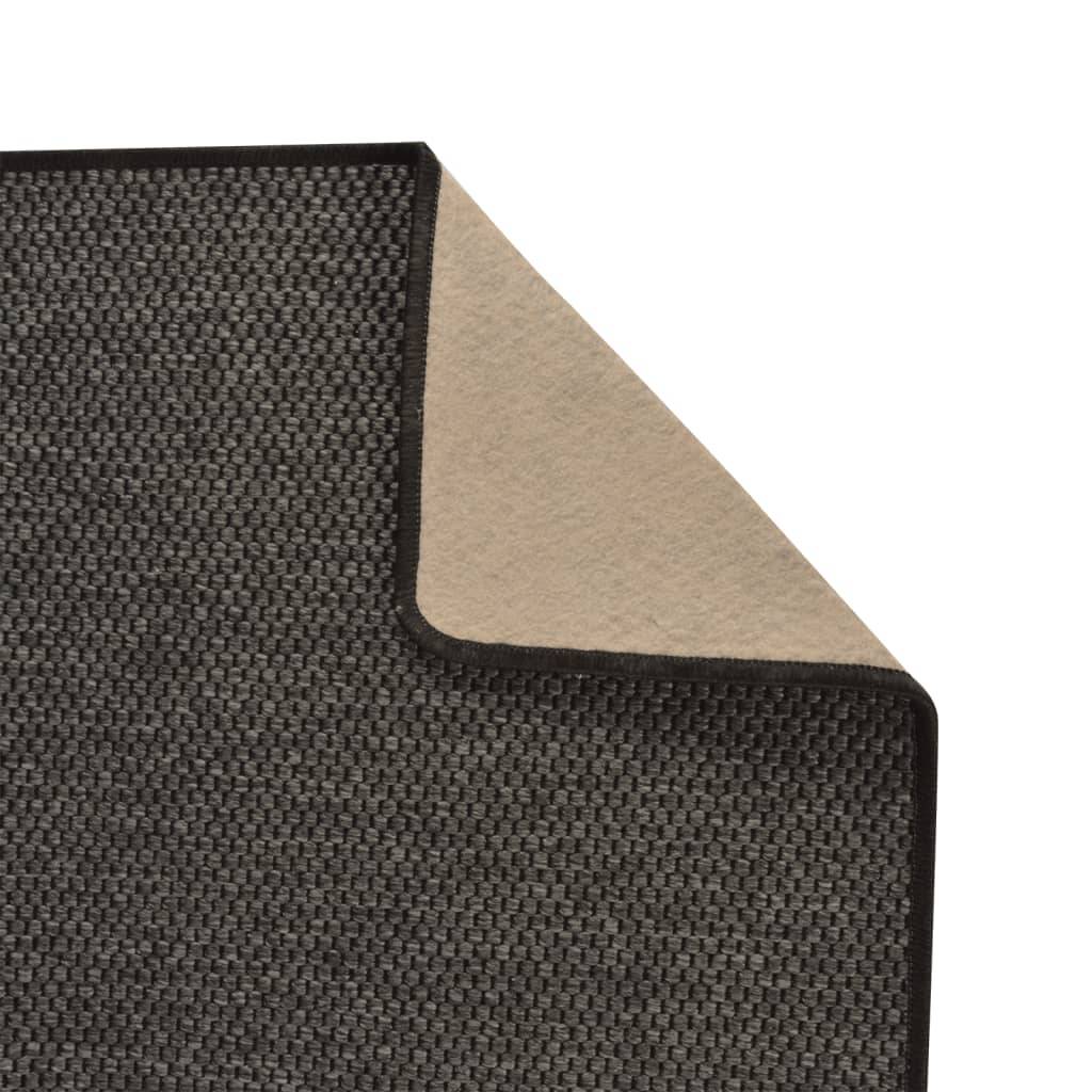vidaXL Teppichläufer Sisal-Optik Anthrazit 50x200 cm