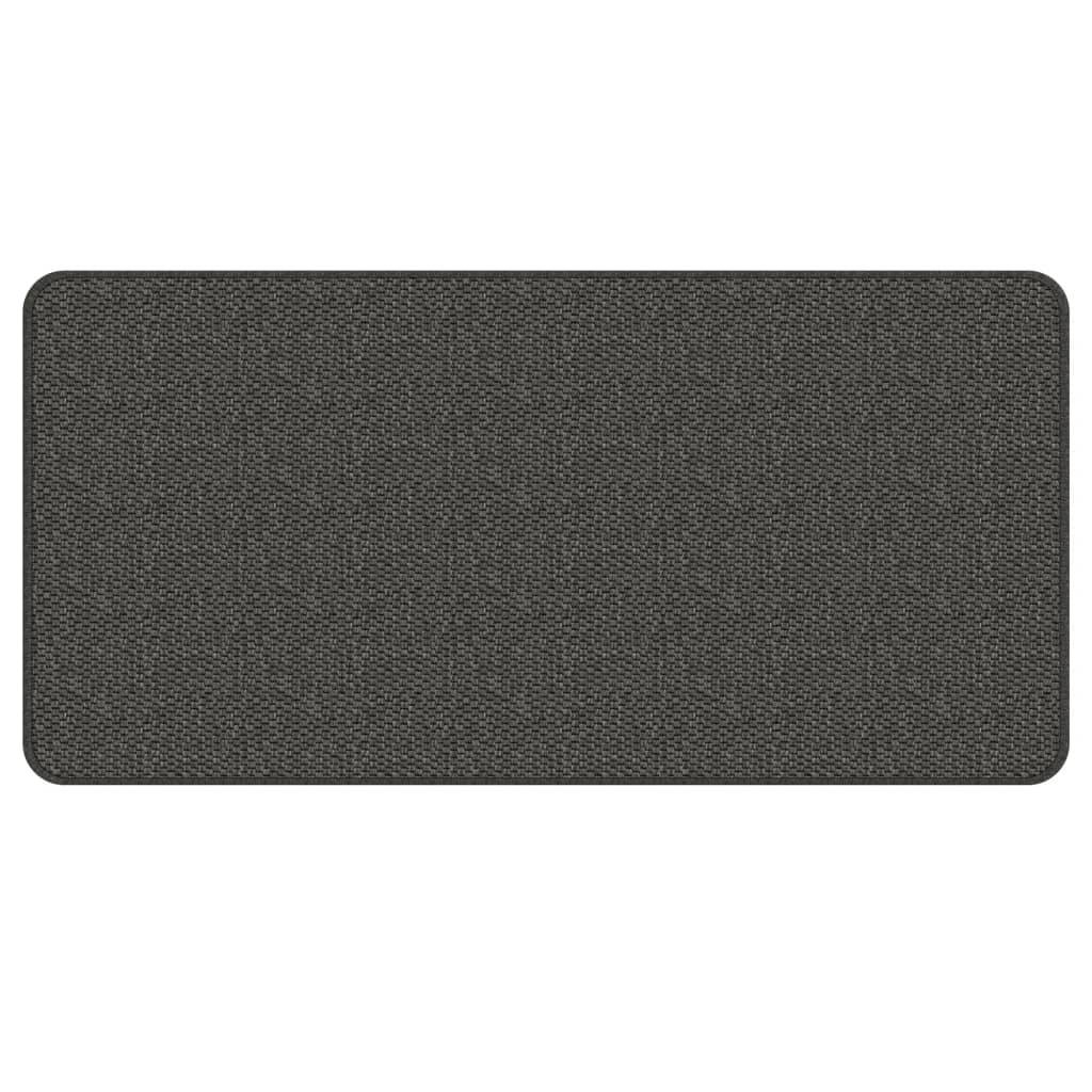 vidaXL Teppichläufer Sisal-Optik Anthrazit 50x100 cm