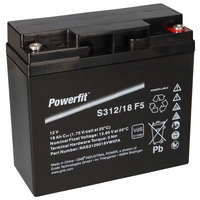Exide Powerfit Bleiakku AGM 12V 18Ah S312/18 F5 Exide Powerfit Bleiakku AGM 12V 18Ah S312/18 F5