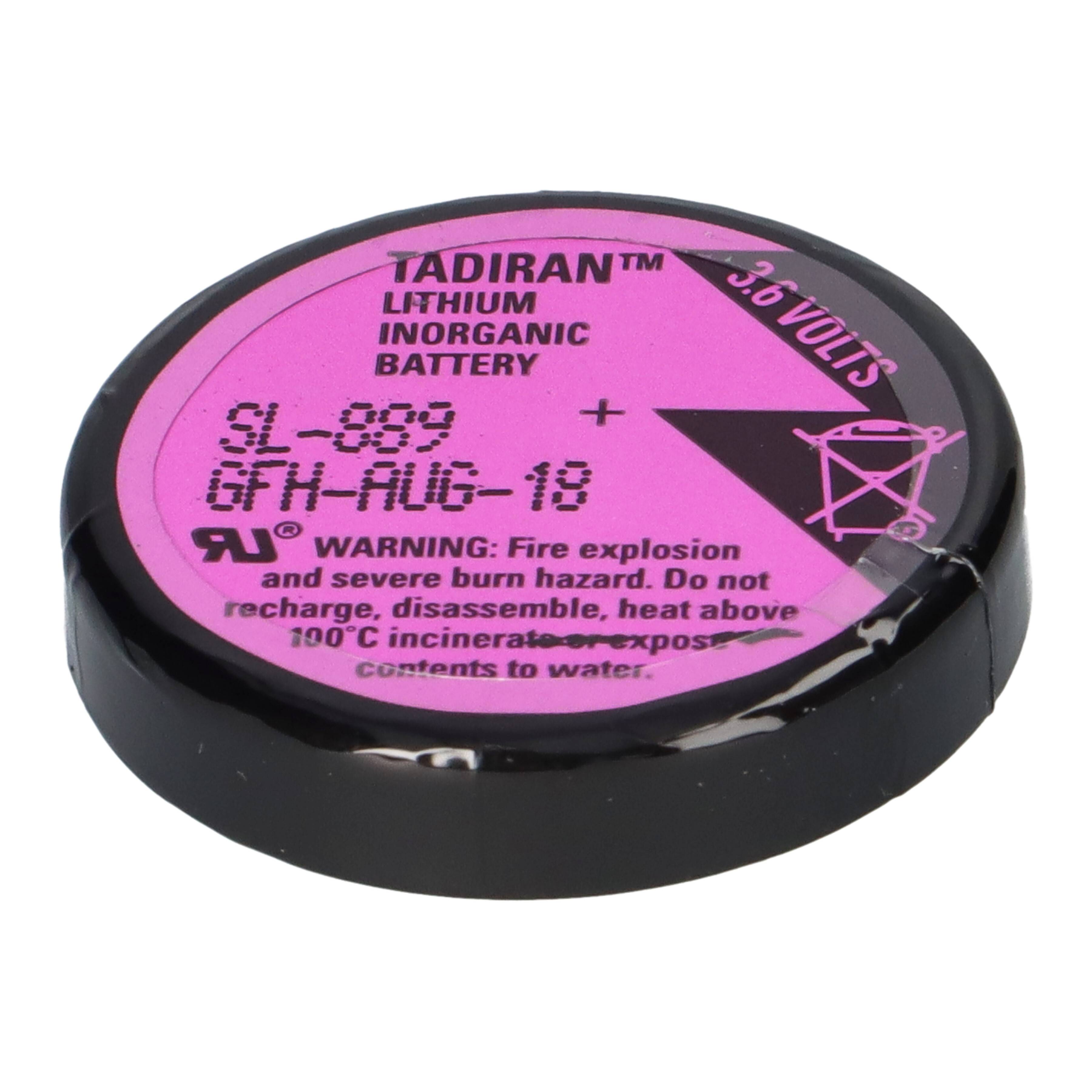 Tadiran SL-889/P Lithium Batterie 3,6V 1000mAh – 1/10 D XOL – TL-5134