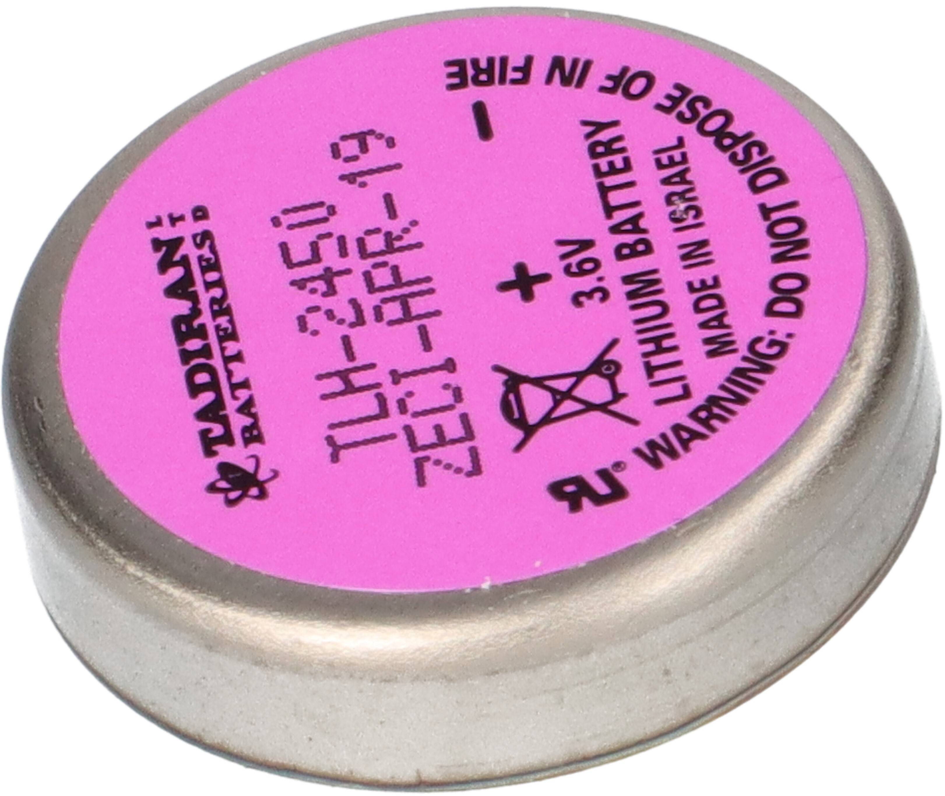 Tadiran Lithium 3,6V Batterie TLH-2450/P 1/10C - 2 Pins an der Unterseite -55ºC bis +125ºC Hochtemperatur