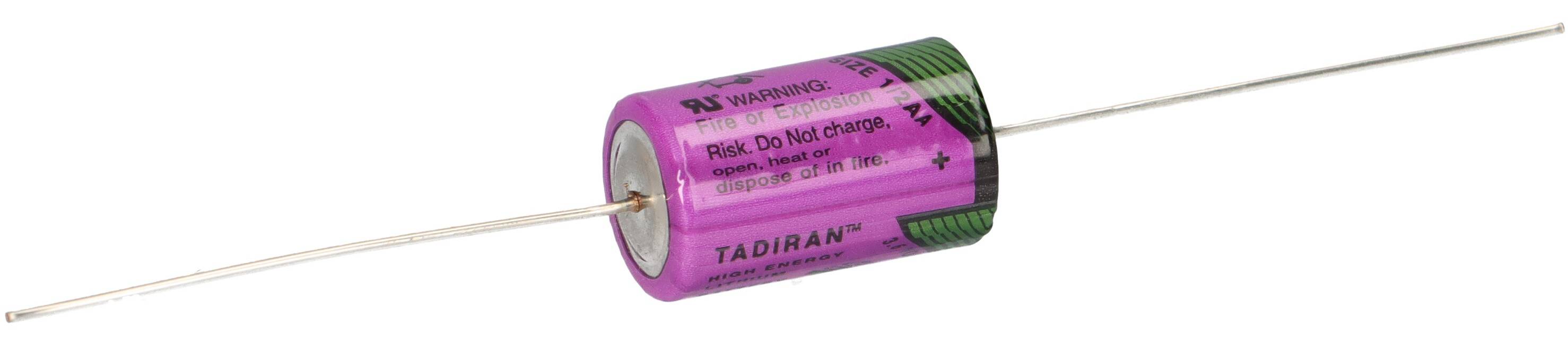 Tadiran Lithium 3,6V Batterie SL 750/P 1/2AA - Zelle Axialdraht