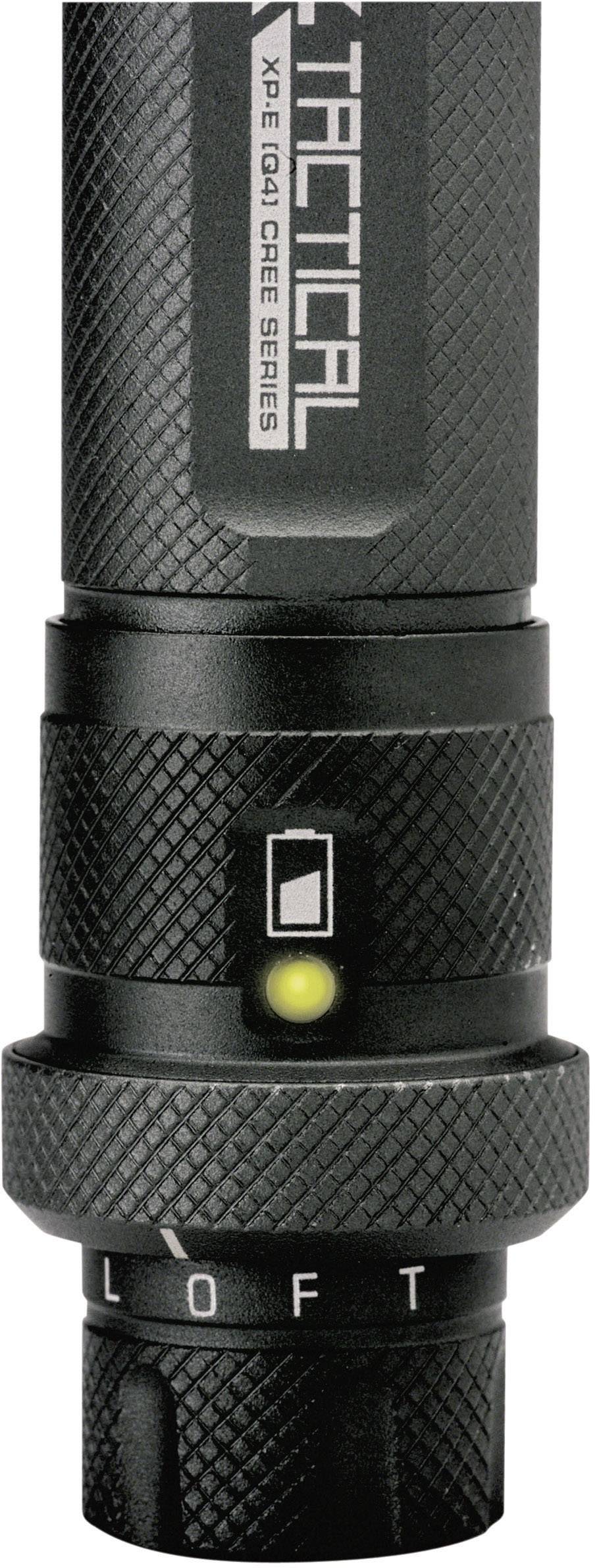 LiteXpress X-Tactical 102 LED Taschenlampe batteriebetrieben 34 h 176 g