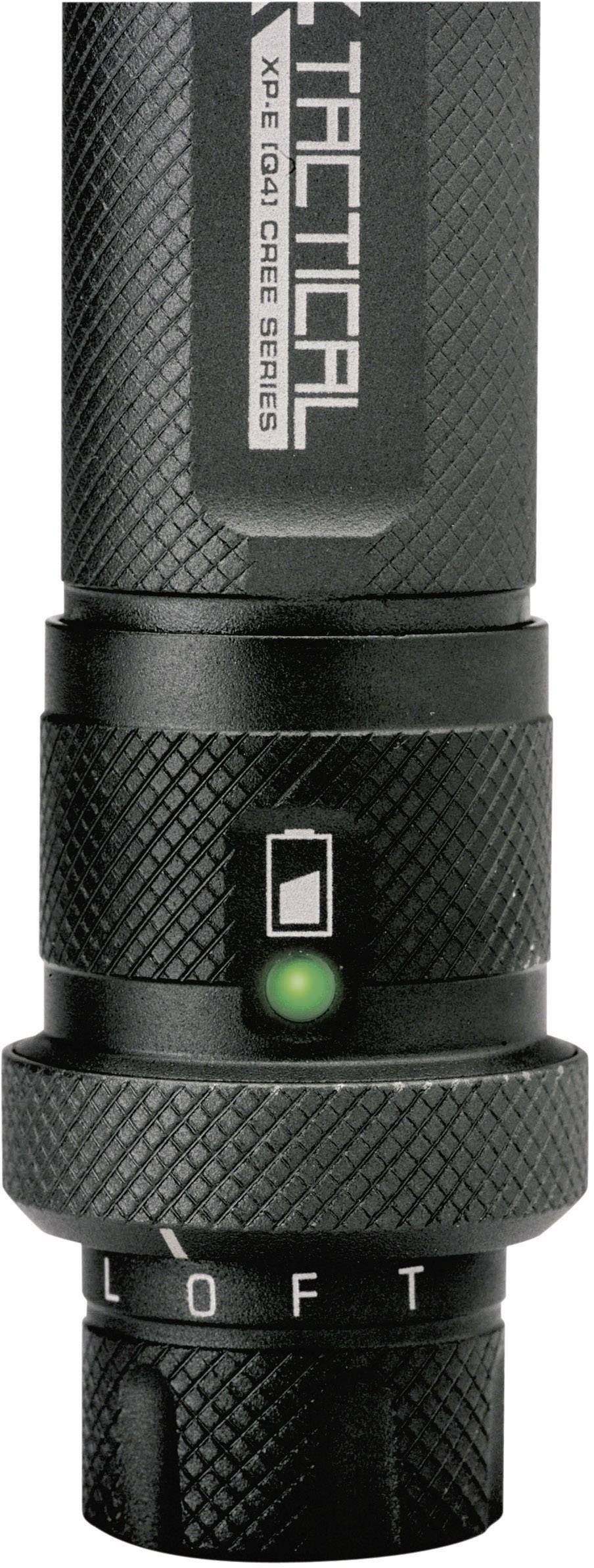 LiteXpress X-Tactical 102 LED Taschenlampe batteriebetrieben 34 h 176 g