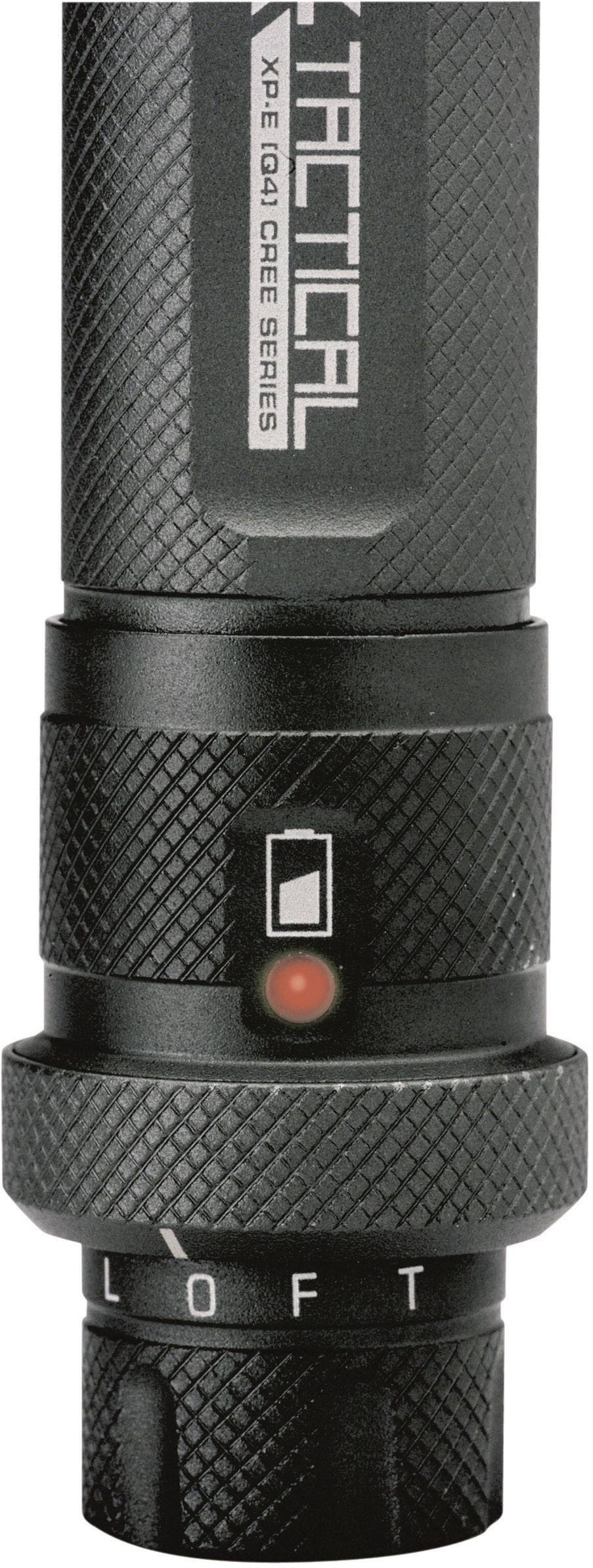 LiteXpress X-Tactical 102 LED Taschenlampe batteriebetrieben 34 h 176 g