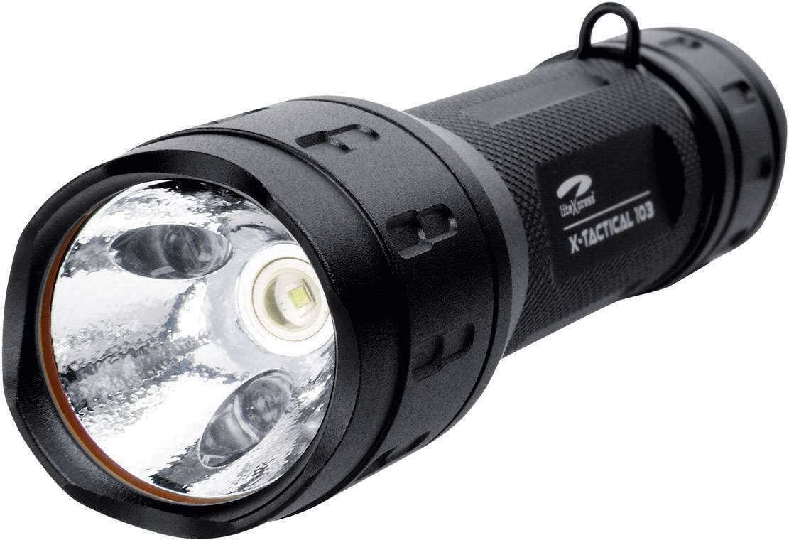 LiteXpress X-Tactical 103 LED Taschenlampe batteriebetrieben 8 h 135 g