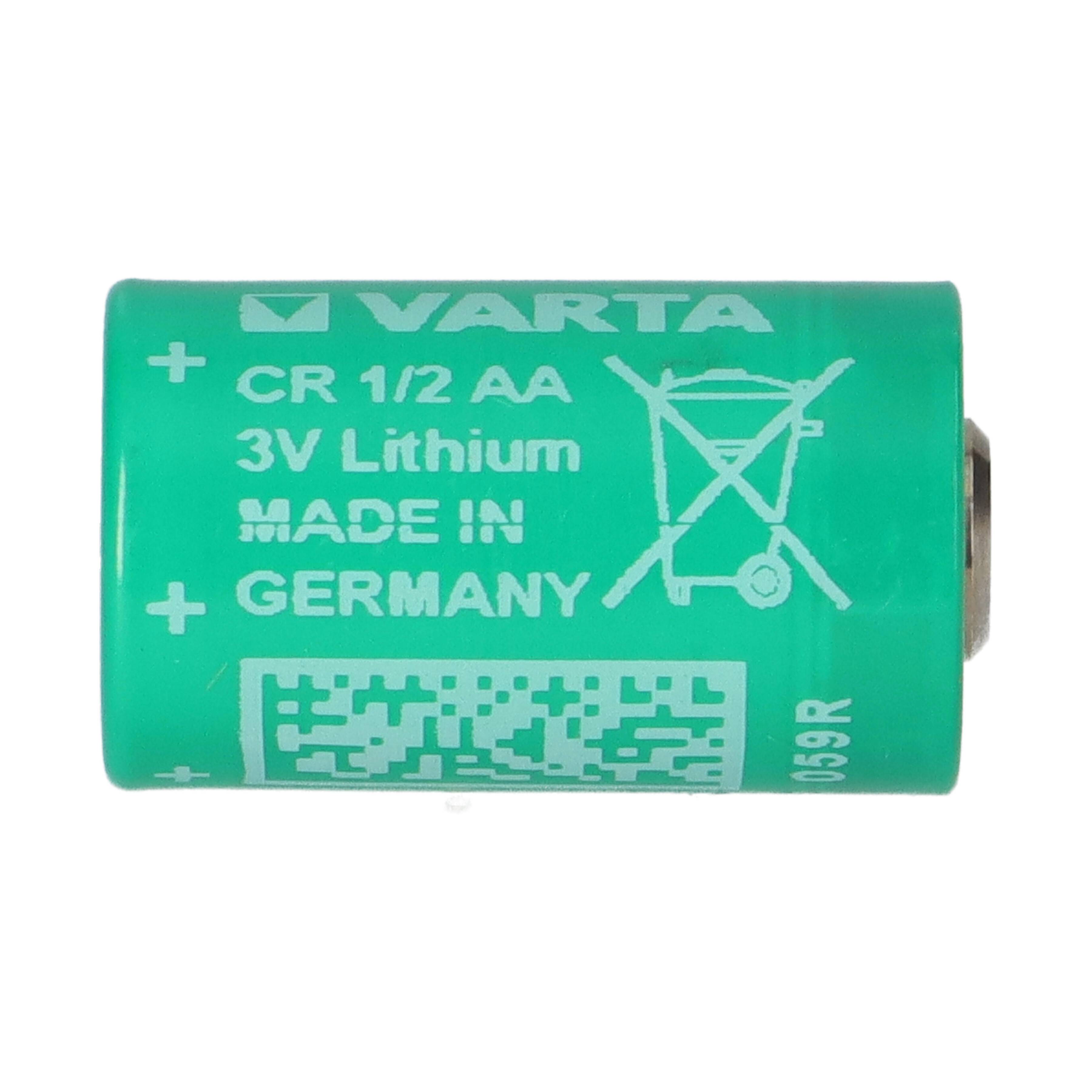 3x Varta Lithium 3V Batterie CR 1/2AA VKB 6127 101 301 950mAh