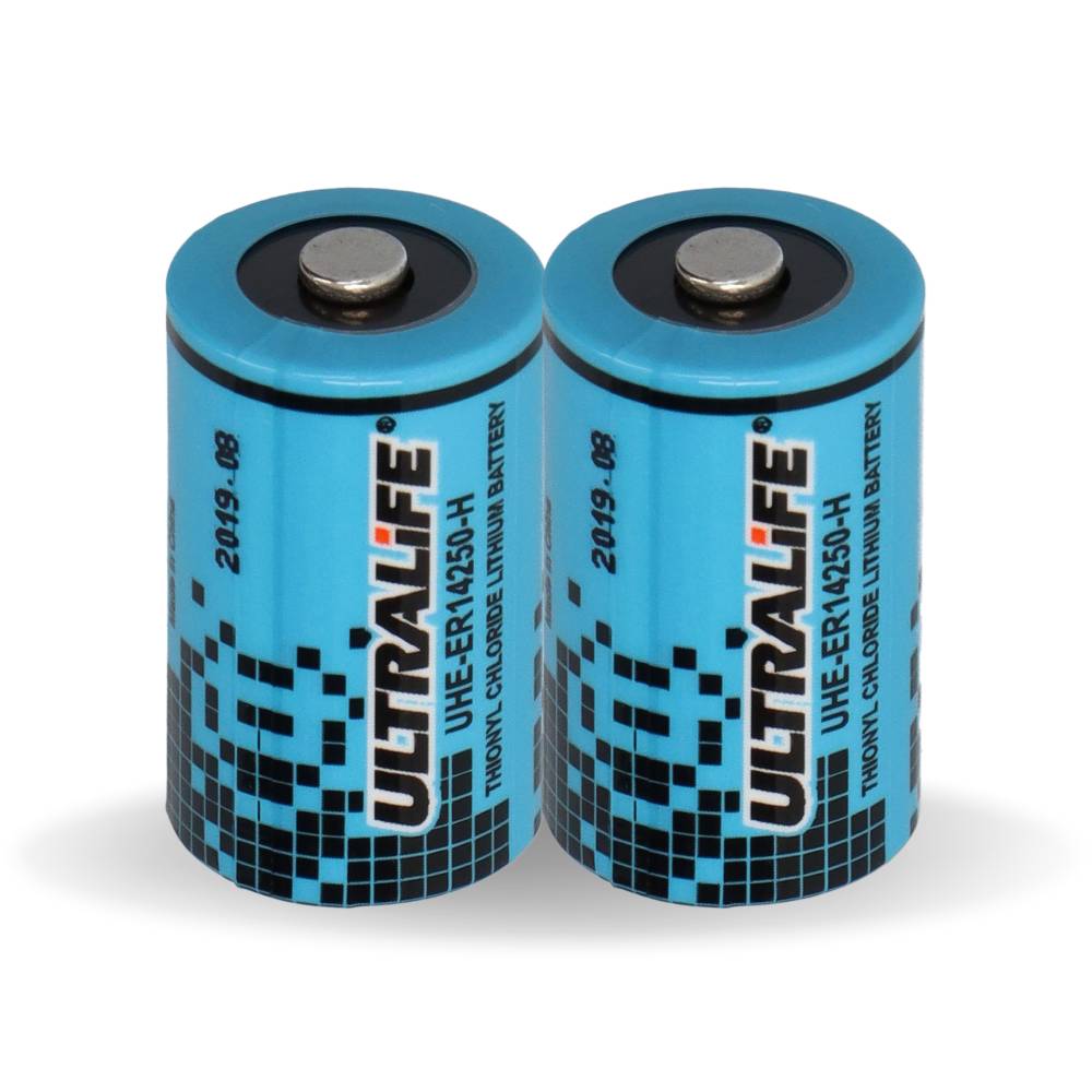 2x Ultralife Lithium 3,6V Batterie LS 14250 - 1/2 AA - UHE-ER14250 Li-SOCl2