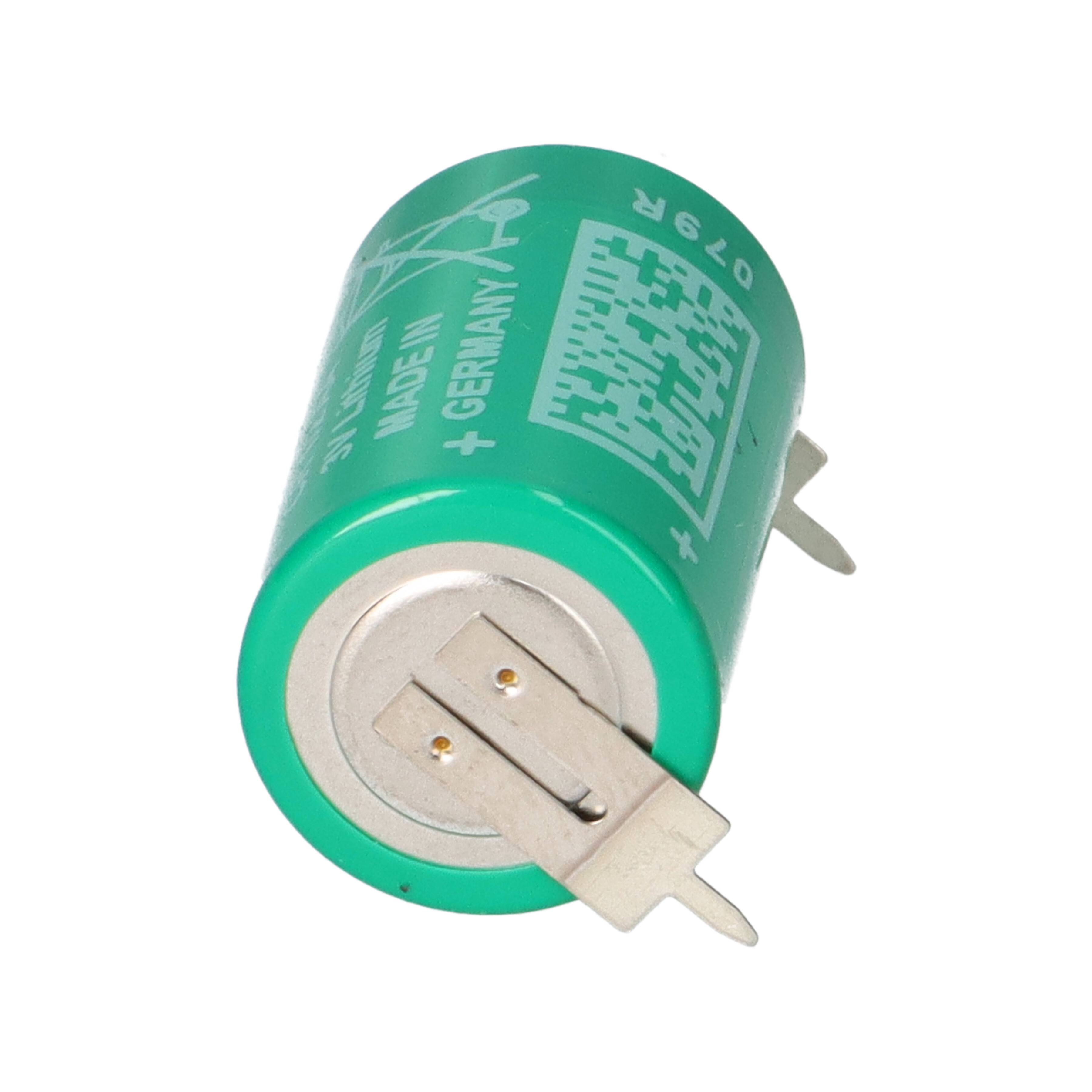 VARTA CR 1/2 AA 3V 950mAh 1/2AA Lithium Batterie – 2 Printpins +/-