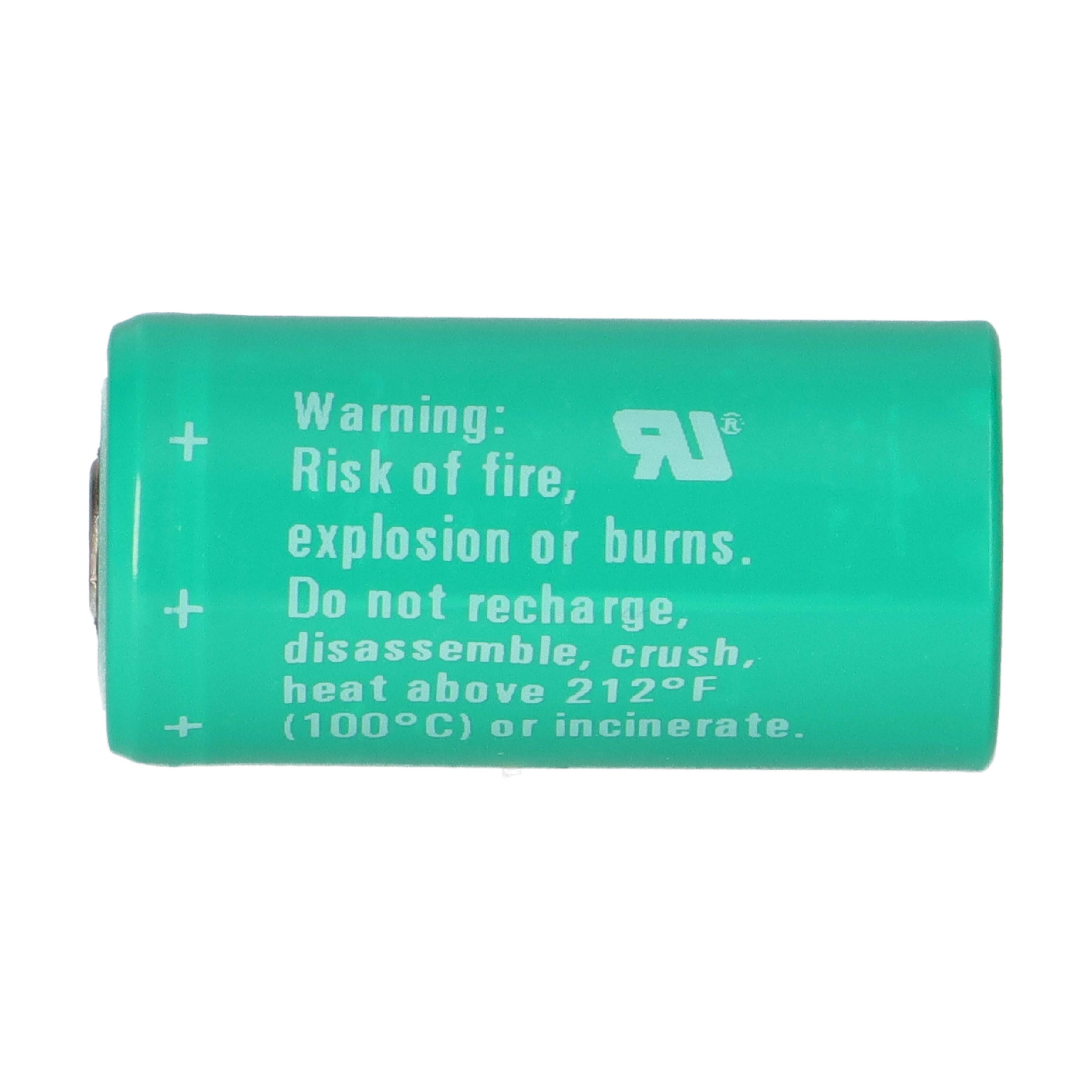 VARTA CR 2/3 AH Lithium Batterie 3V 1500mAh – Typ 6215