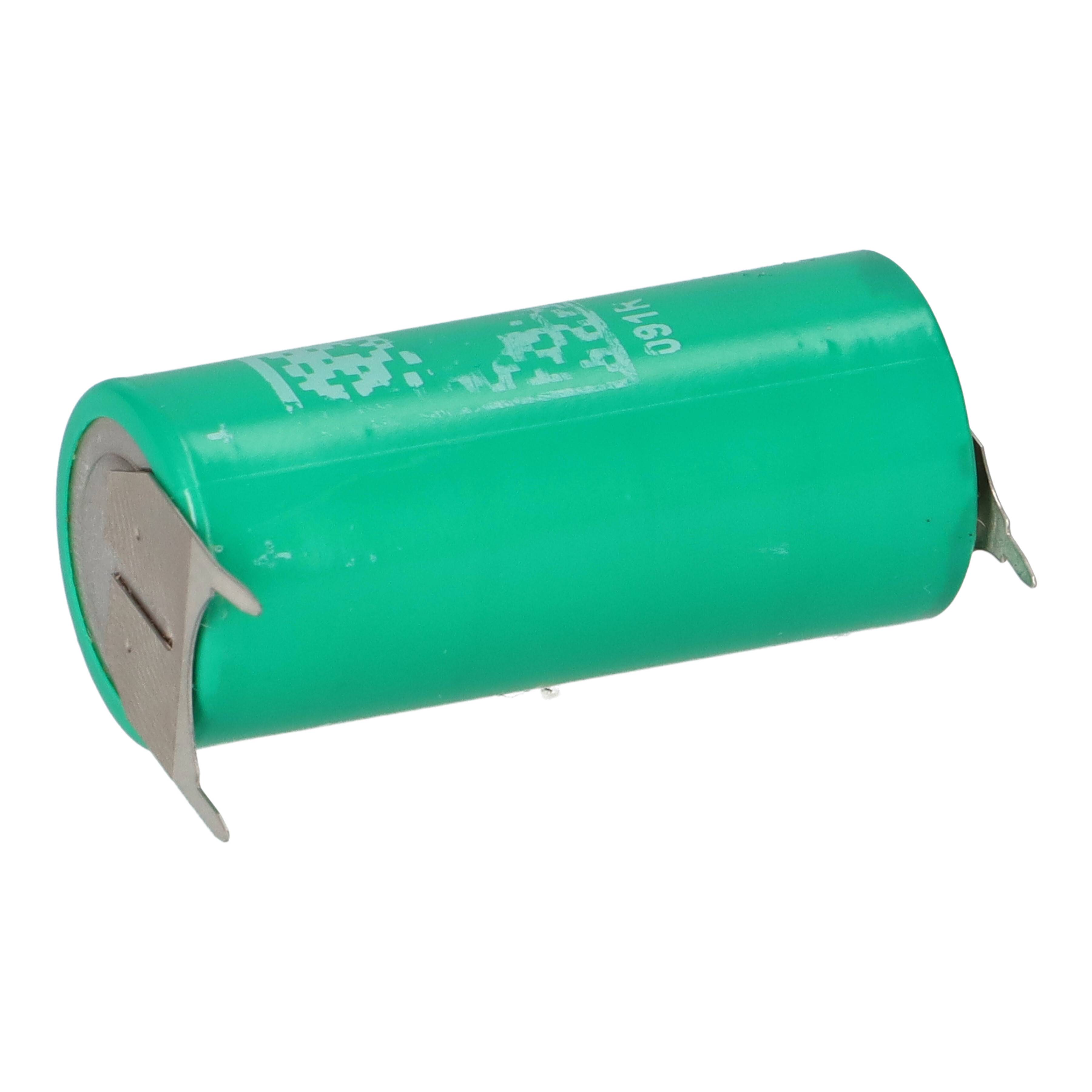 Varta Lithium 3V Batterie CR2/3AA PCB Print 2/1 pin ++/-