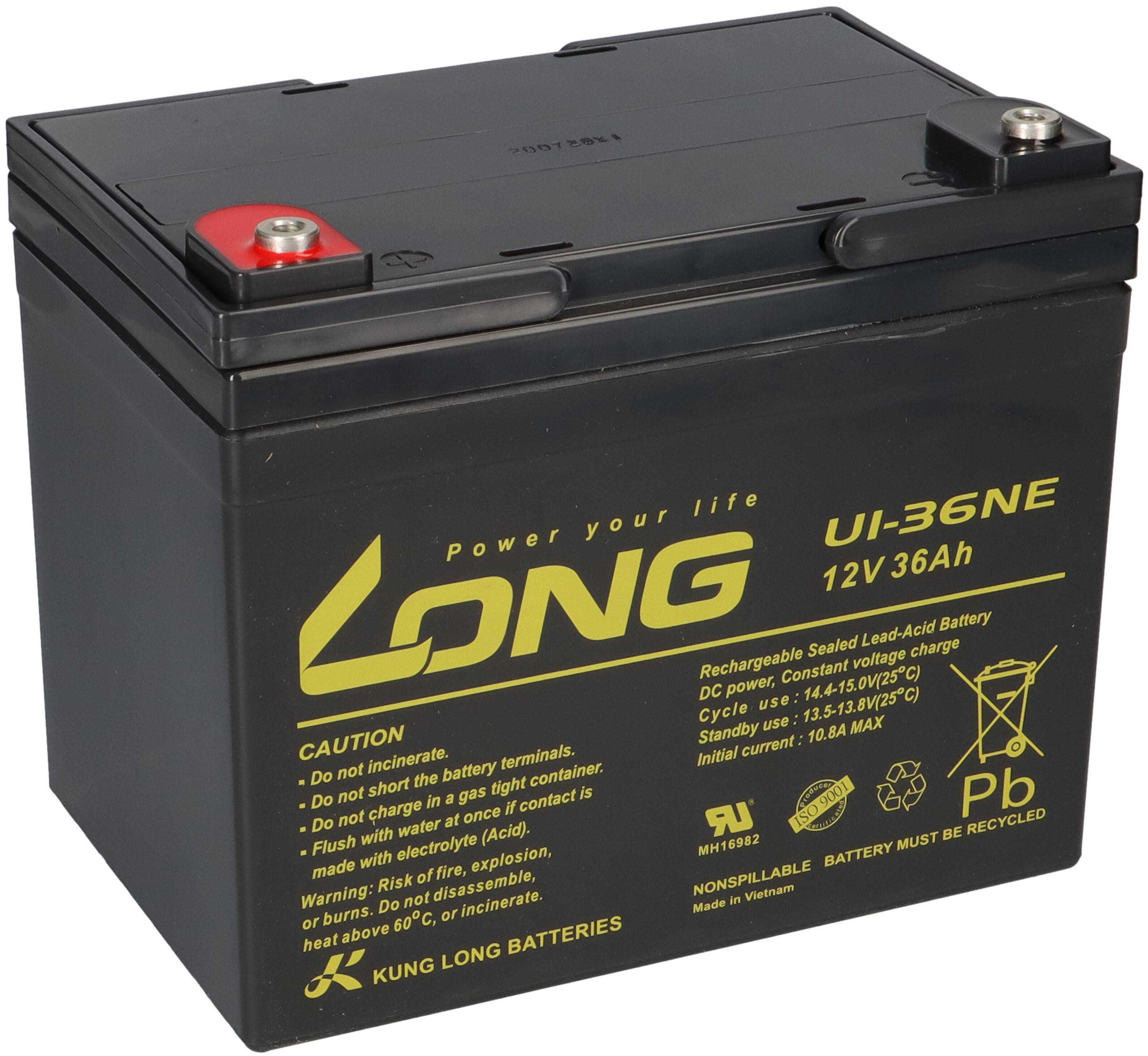 Akku für Panasonic LC-V1233P 12V 35Ah AGM Batterie