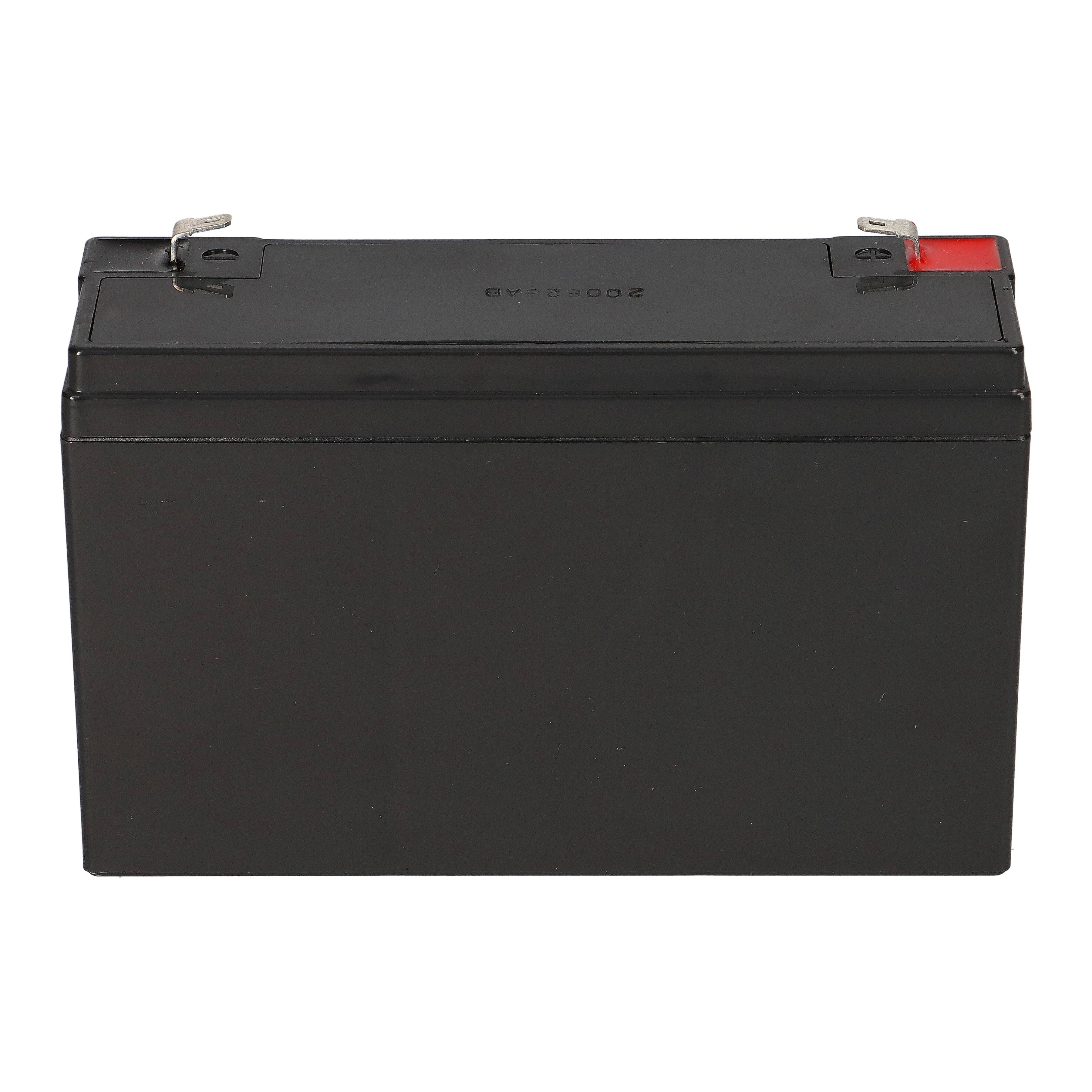 Akku für Panasonic LC-R0612P1 6V 12Ah AGM Batterie