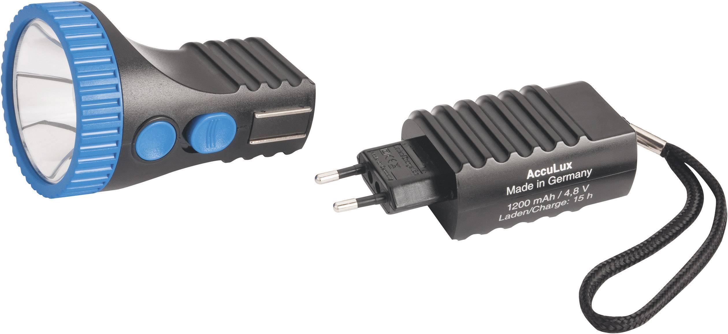 AccuLux PowerLux LED Taschenlampe akkubetrieben 200lm 6h 215g