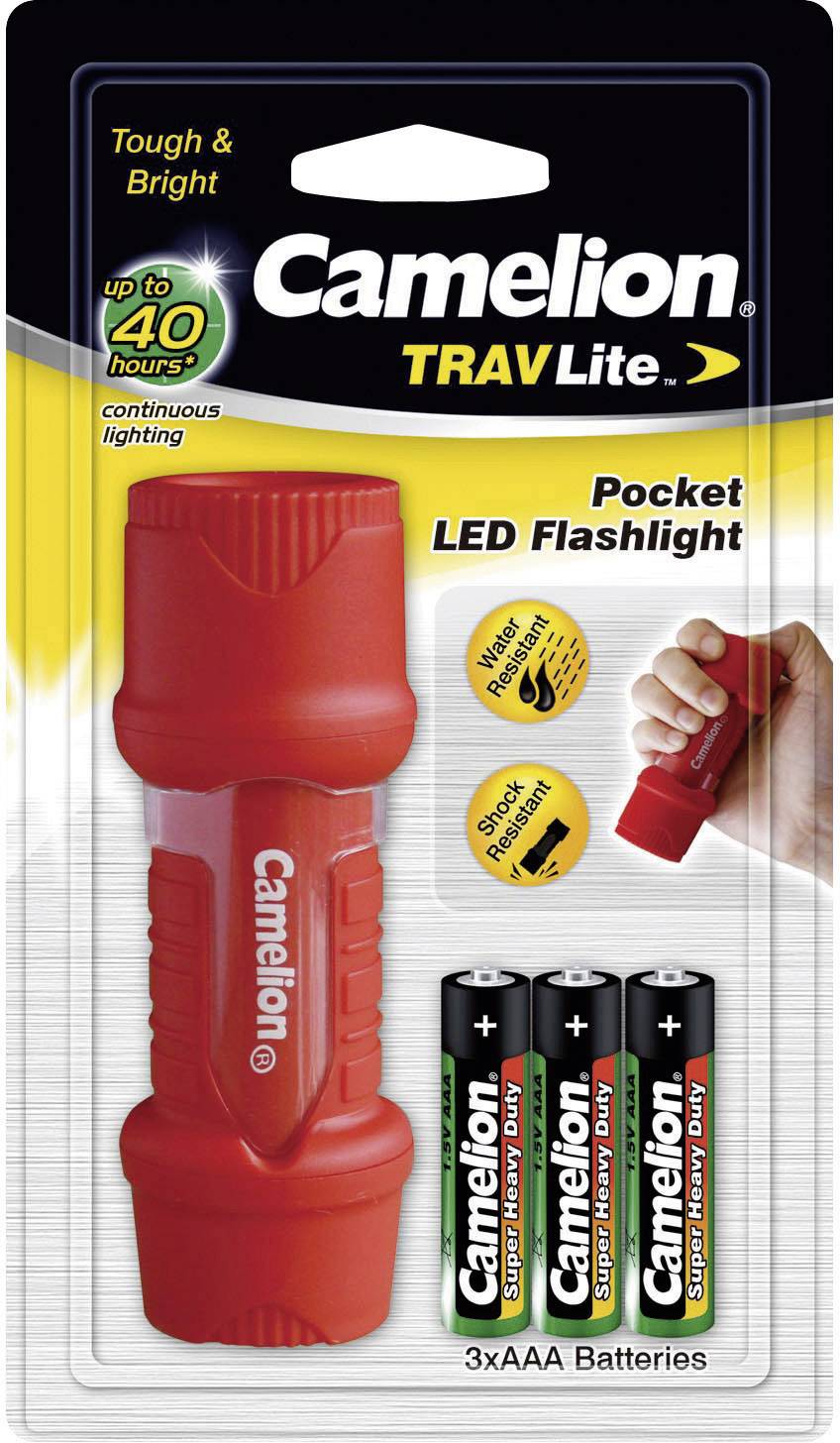 Camelion TravLite HP7011 LED Mini-Taschenlampe batteriebetrieben 45 lm 40 h 53 g