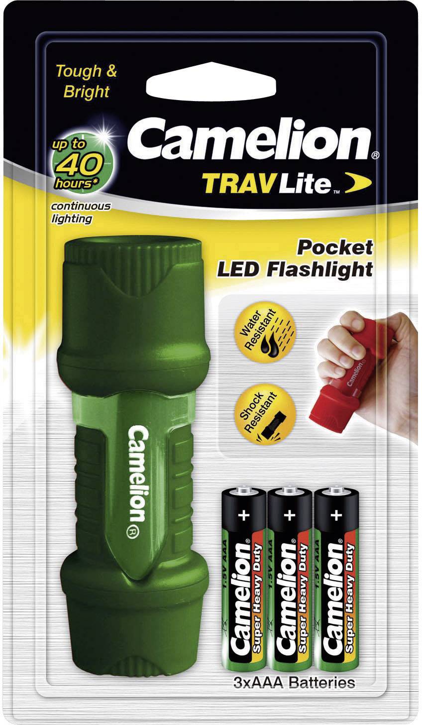 Camelion TravLite HP7011 LED Mini-Taschenlampe batteriebetrieben 45 lm 40 h 53 g