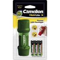 Camelion TravLite HP7011 LED Mini-Taschenlampe batteriebetrieben 45lm 40h 53g Camelion TravLite HP7011 LED Mini-Taschenlampe batteriebetrieben 45lm 40h 53g