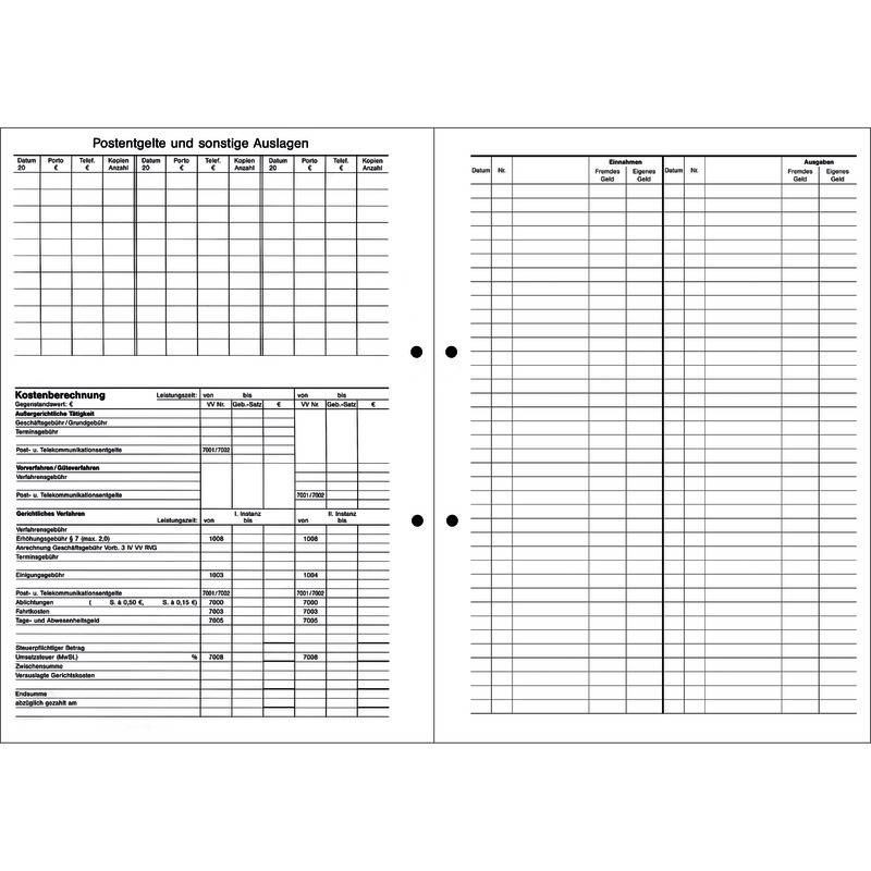 SoldanPlus Handaktenbogen 227, Bücherschreibpapier, weiß, weiß