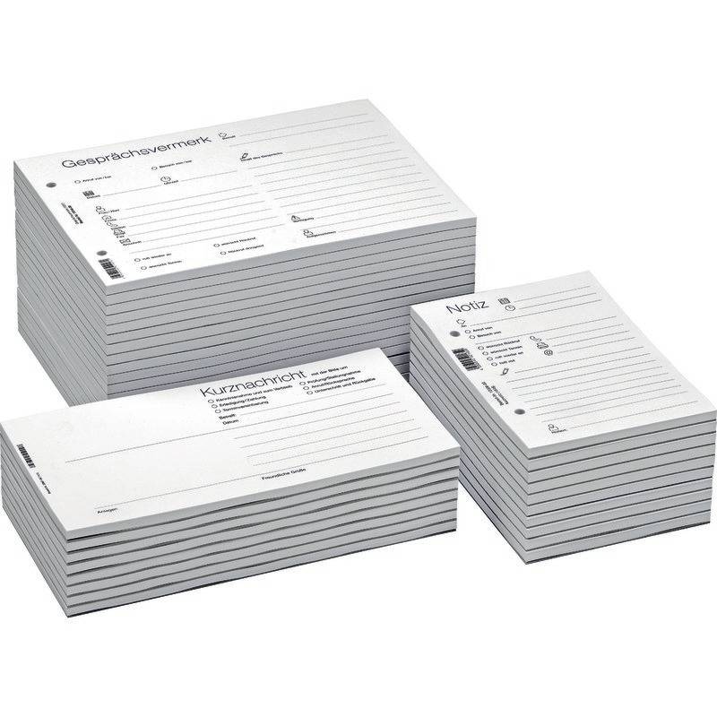 SoldanPlus Gesprächsvermerk BASIC, DIN A5, quer, weiß