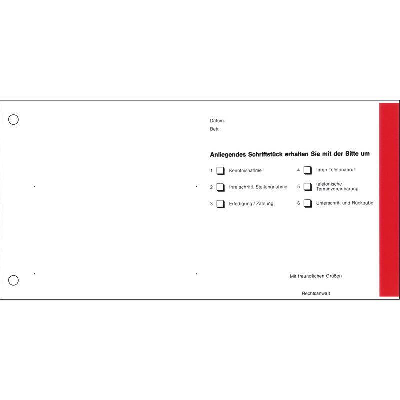 SoldanPlus Übersendungszettel, Grußformel "Rechtsanwalt"