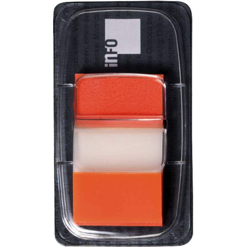 SoldanPlus Index Haftstreifen COLOUR TIP, 25 x 43 mm, im Einzelspender, orange