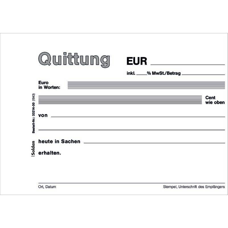 SoldanPlus Quittung für Anwälte