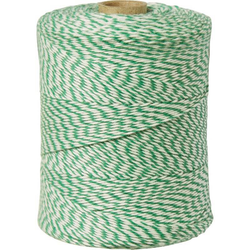 SoldanPlus Urkunden-Heftgarn, grün / weiß